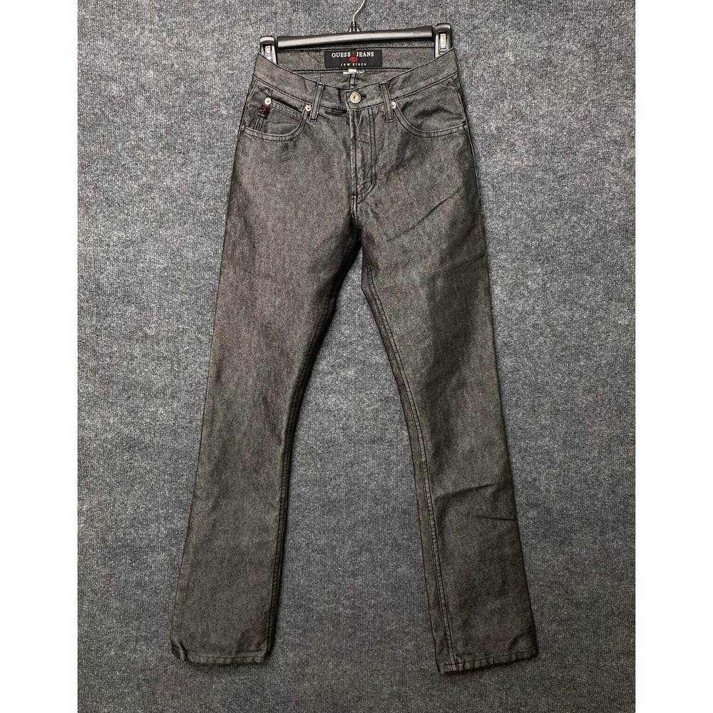 Guess Jeans Low Rider Black Wash‎ Denim Pants Women's Size 24